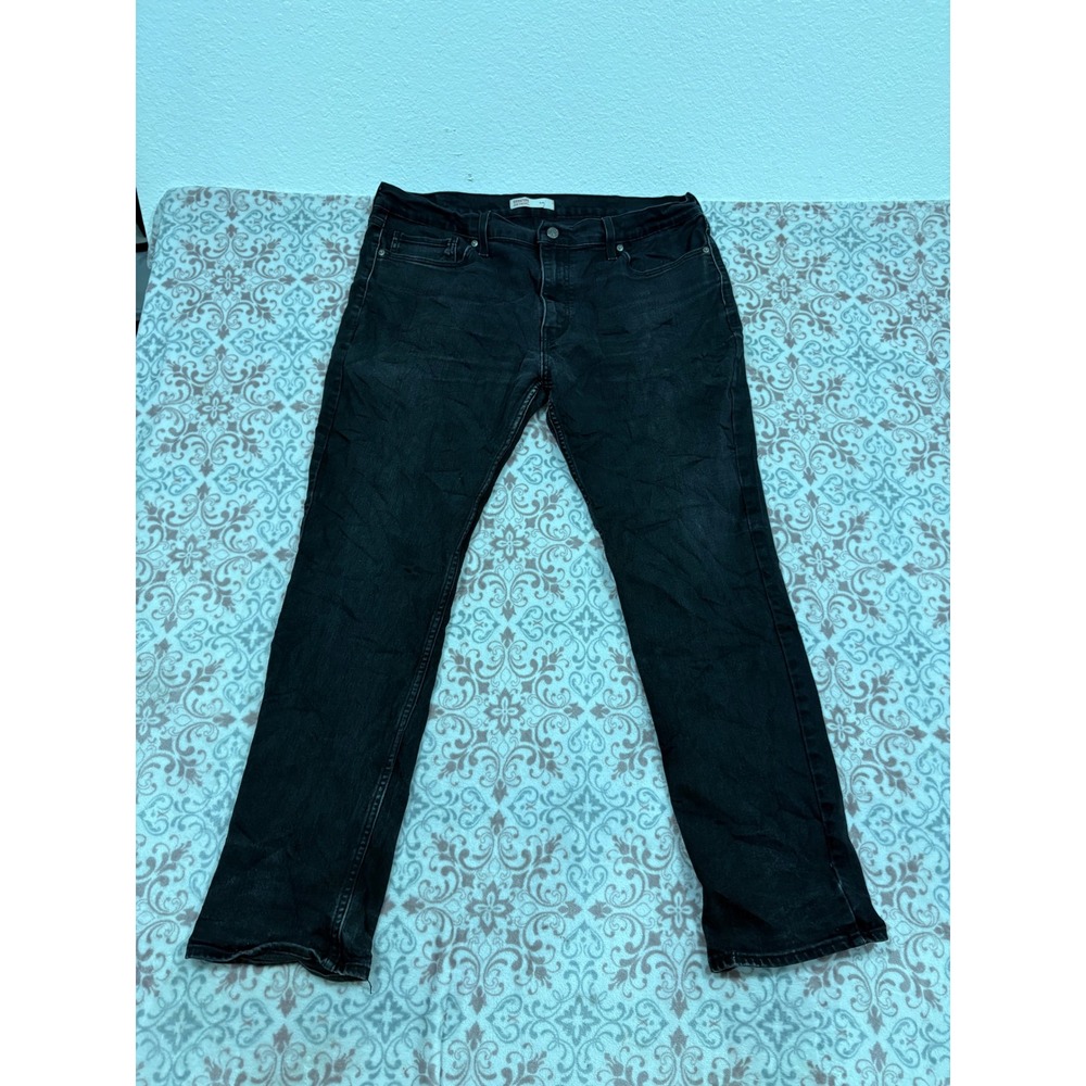 Signature by Levi Strauss Men Slim Jeans Black W38 L32 59178-0097